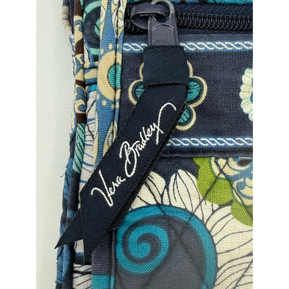 Vera Bradley Mod Floral Blue Mini Hipster Crossbody – Retired Pattern